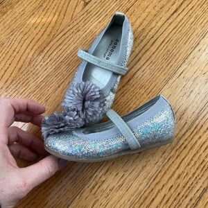 Sonoma Kids Silver Sequin Shoes Size 7